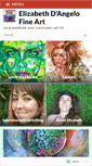 Mobile Screenshot of elizabethdangelo.com